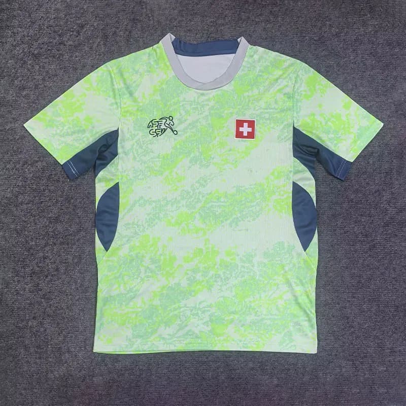 Adidas Argentina Away Jersey Baroque Print — 2026瑞士客场绿色