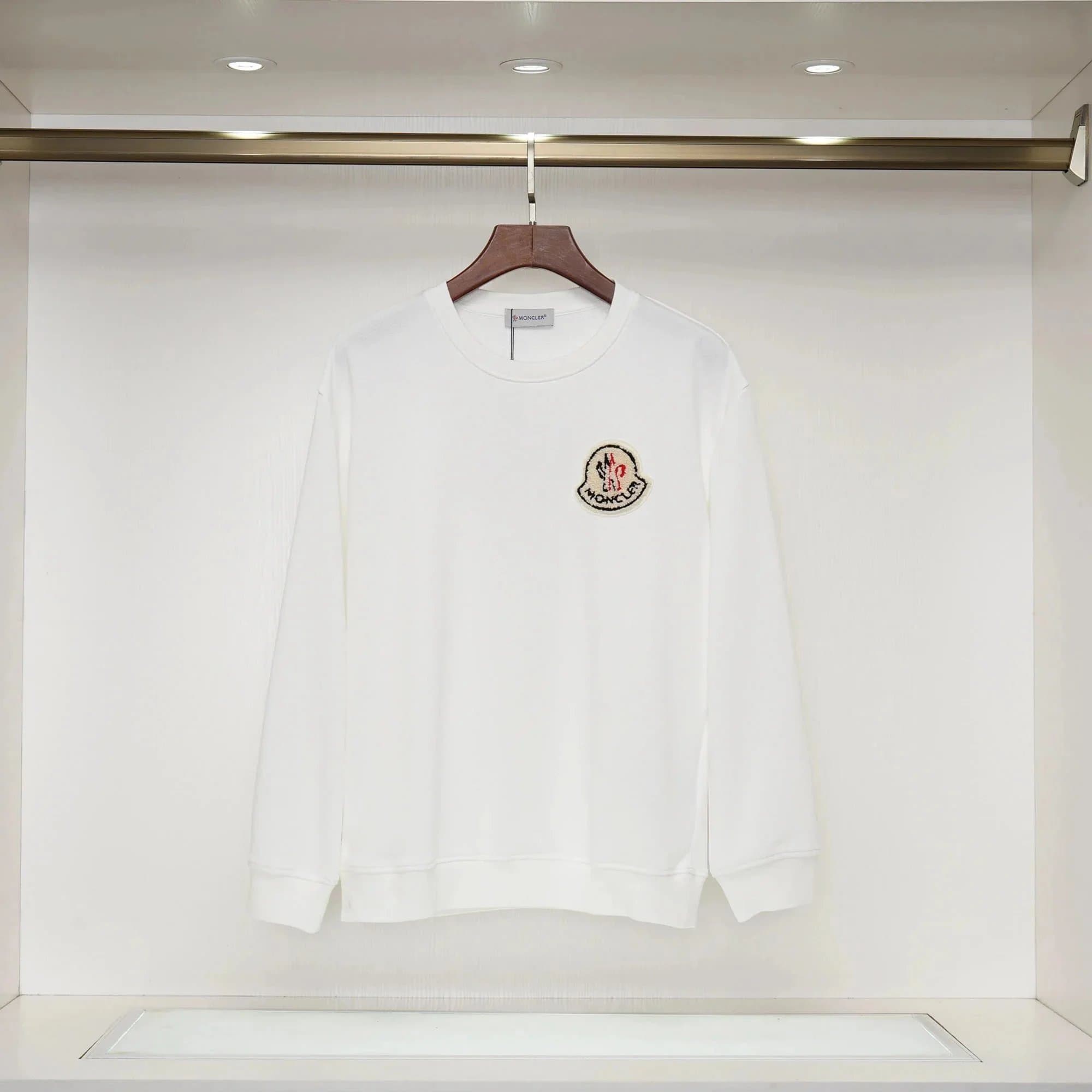Moncler Crewneck Sweatshirt Logo Patch