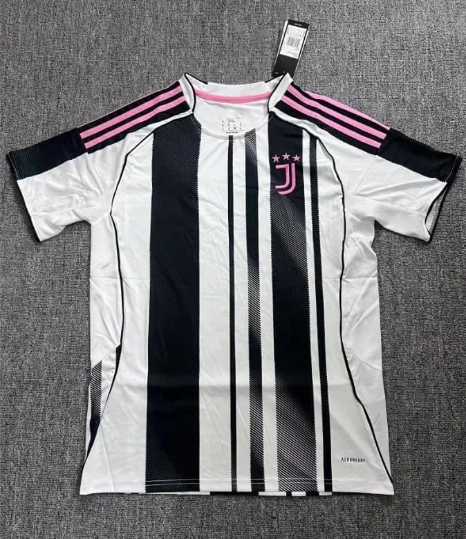 Adidas Juventus Home Jersey 2023/24 Pink Trim