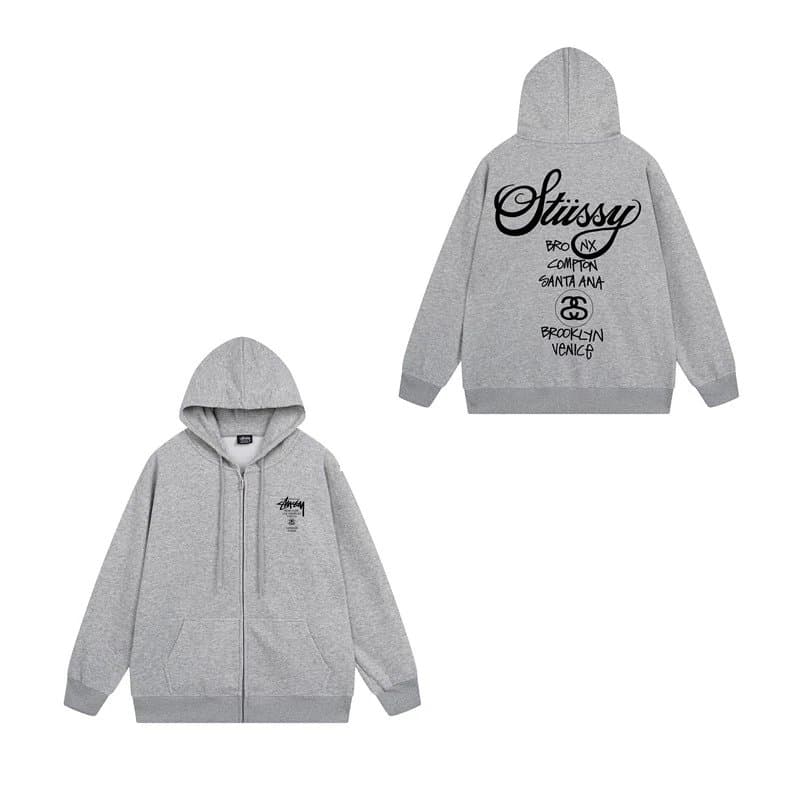 Stüssy × Comme des Garçons Zip-Up Hoodie CDG Collaboration