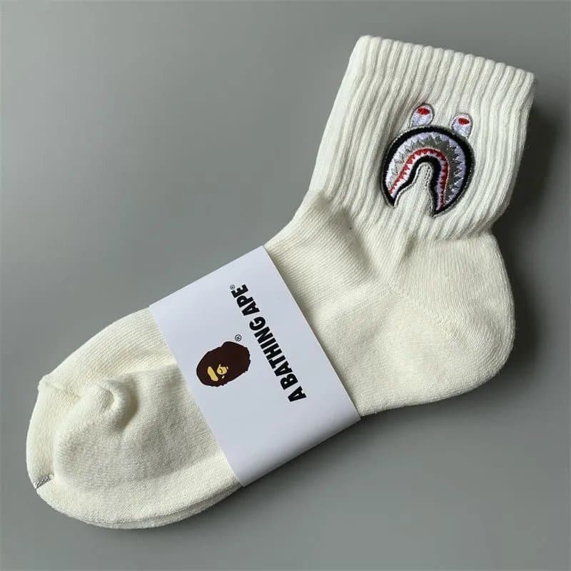 BAPE Crew Sock Ape Head Logo — 均码 · 7