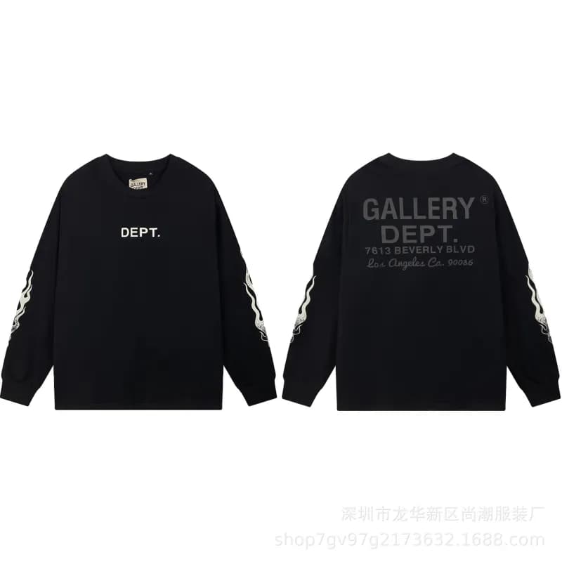 Gallery Dept. Long Sleeve Tee Gallery Dept Logo — A13