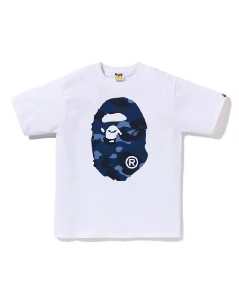 BAPE Ape Head Tee Big Ape Head — 727# 白蓝