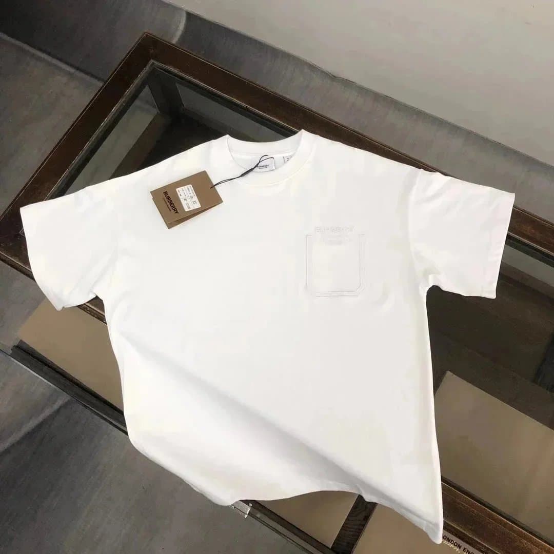 Burberry Pocket T-Shirt Embroidered Logo