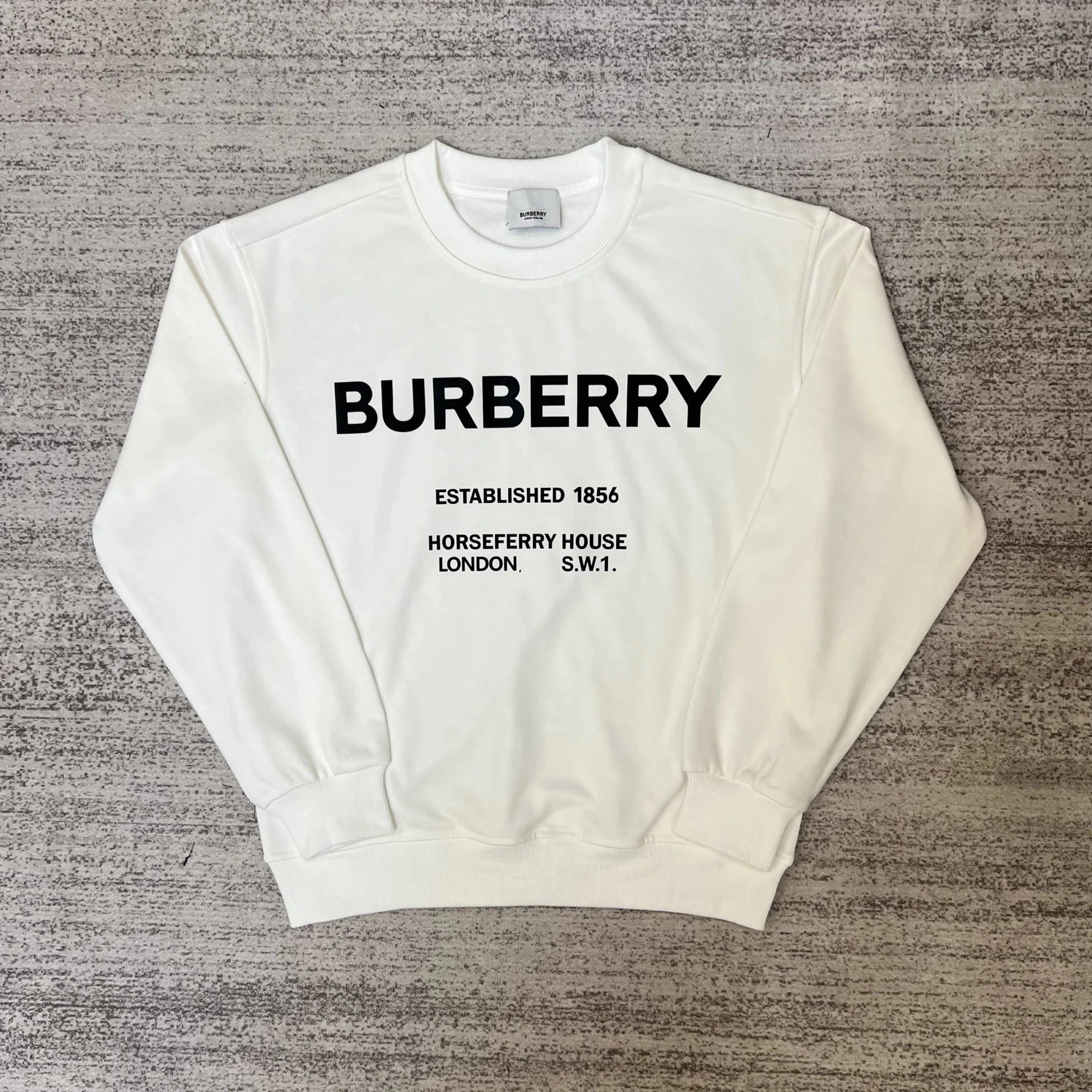 Burberry Cotton Sweatshirt Monogram Logo — 3