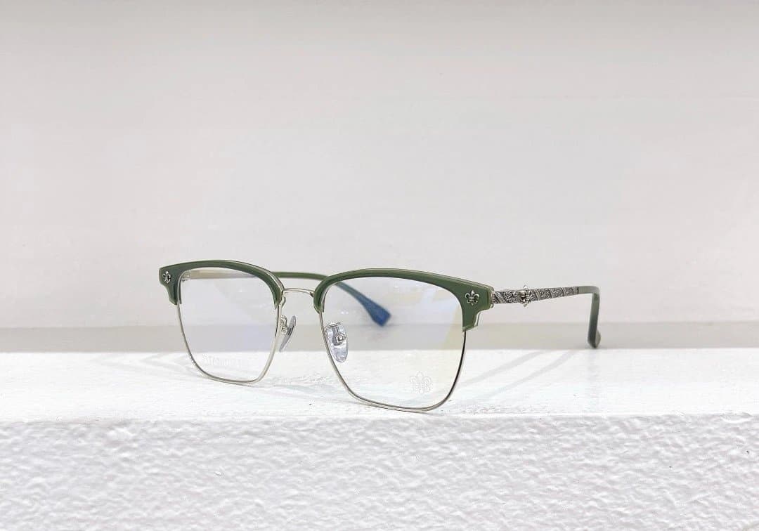 Chrome Hearts Eyeglasses Fleur-de-Lis Temple