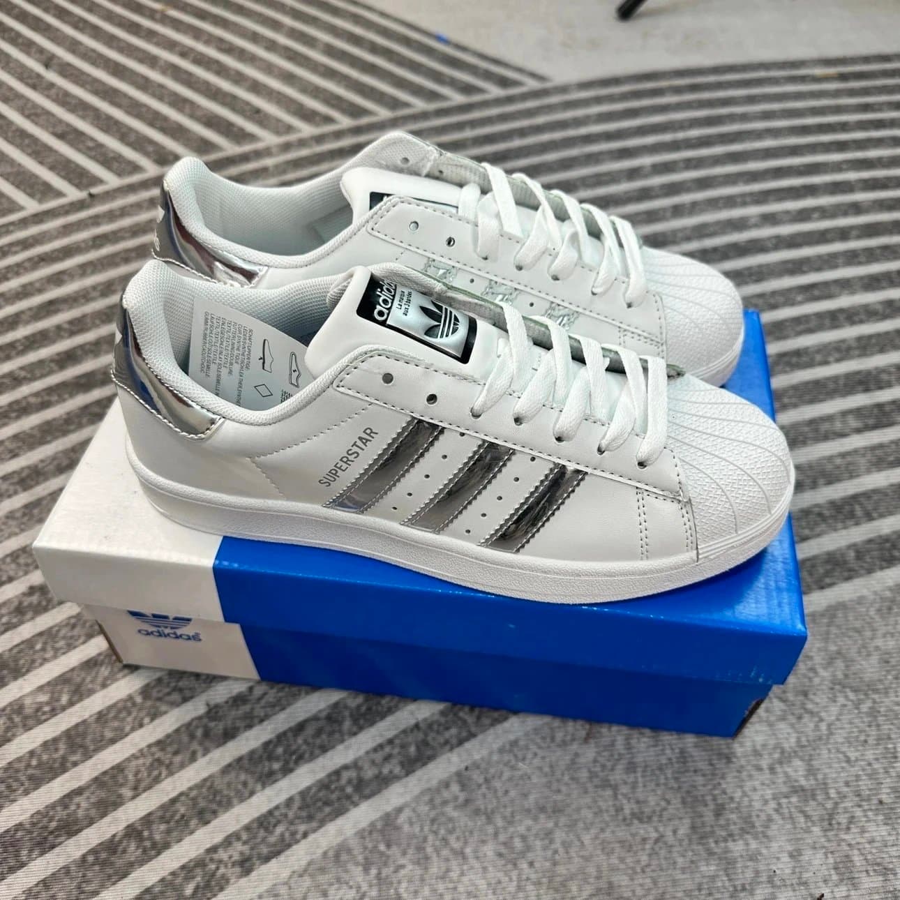 Adidas Superstar Classic White — 高版本 白银