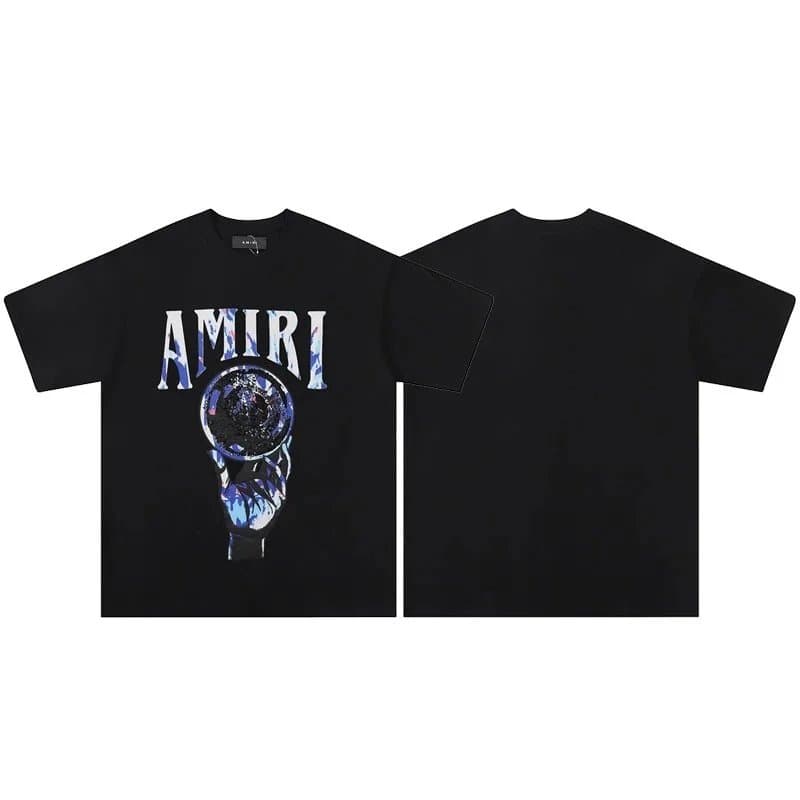 Amiri Drip Logo Tee Multi-Drip — 6