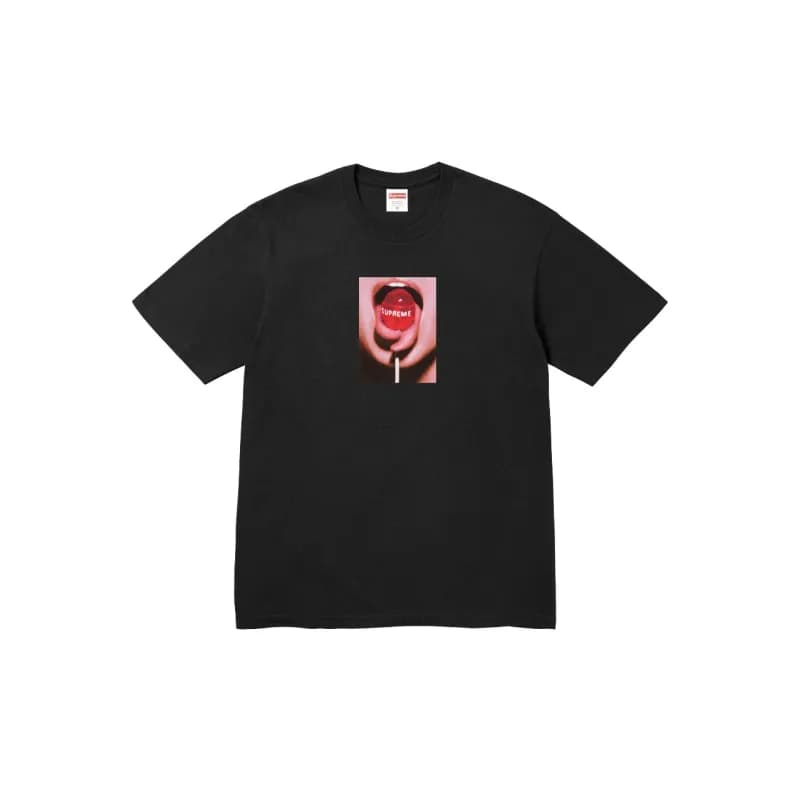 Supreme Box Logo Tee Patchwork Logo — 87 black