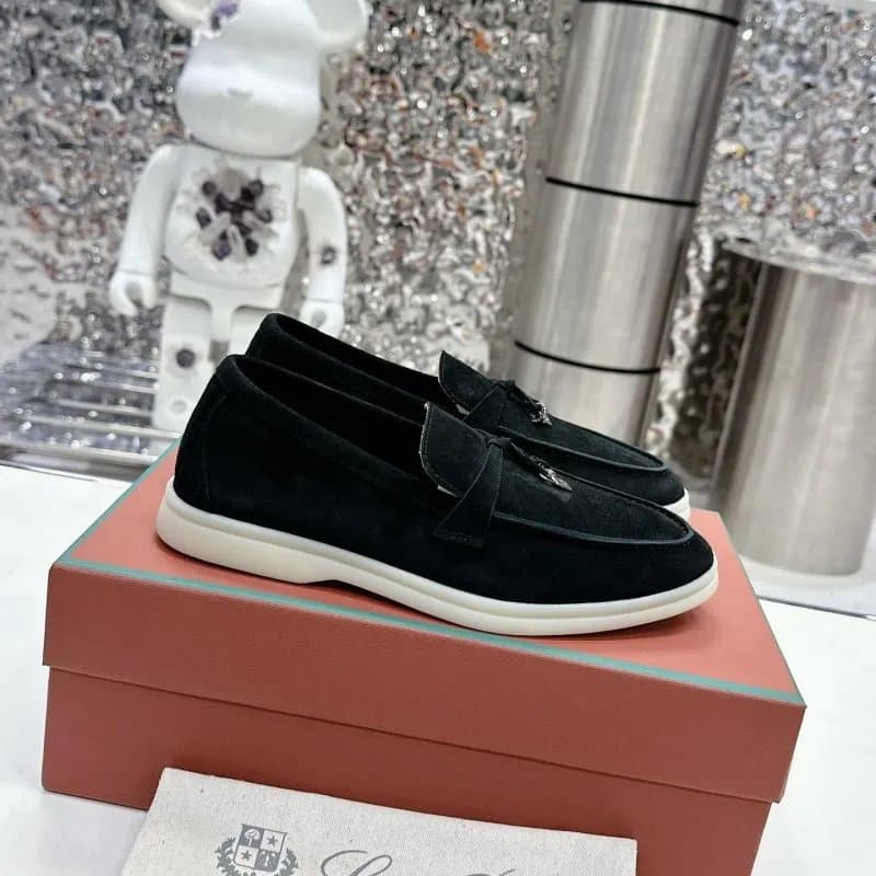 Loro Piana Loafer Suede Penny Loafer — 28