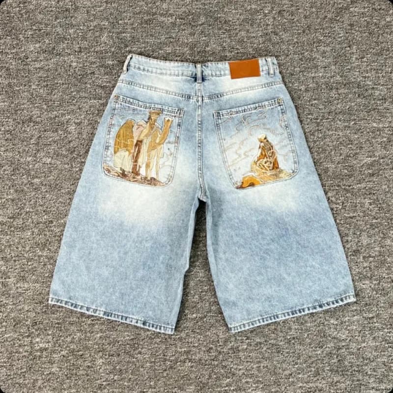 Dior B22 Jeans Floral Embroidery — 013