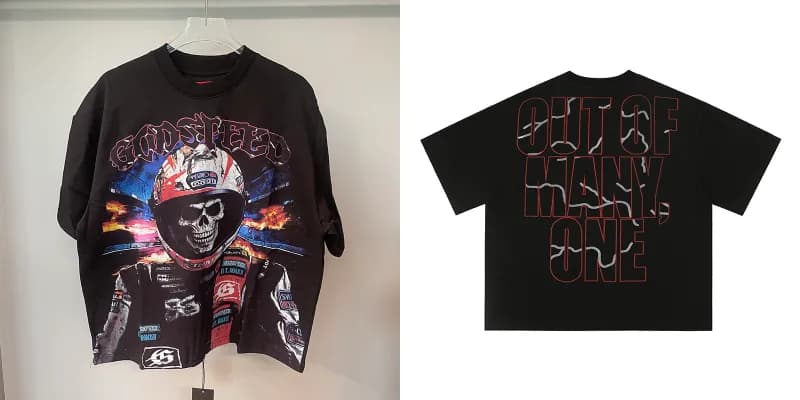 Travis Scott Graphic Tee Out of Many One