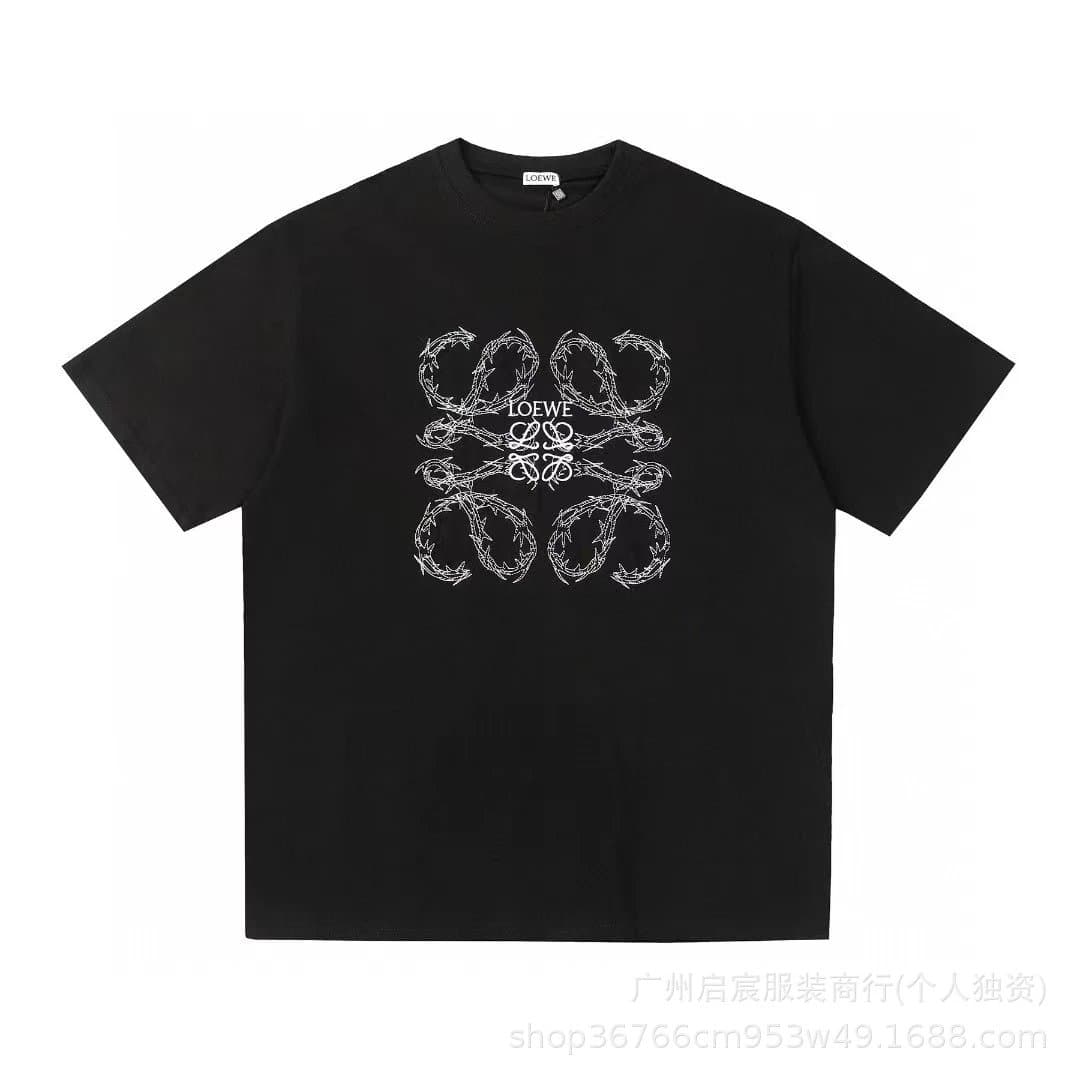 Loewe T-Shirt Barbed Wire Anagram Print