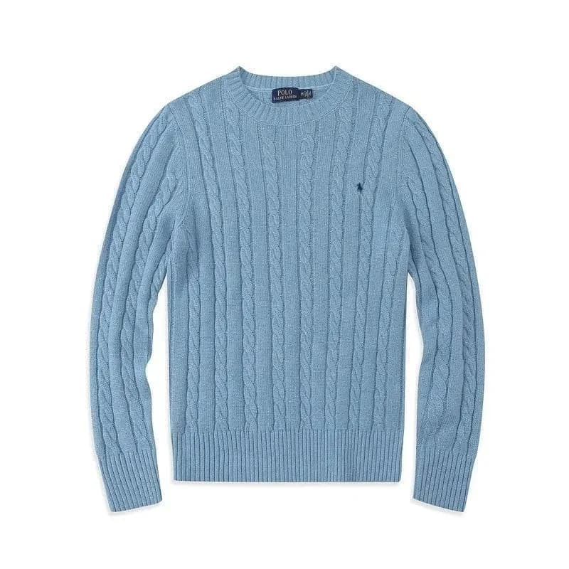 Polo Ralph Lauren Cable Knit V-Neck Sweater Classic Cable — ALBB-06 男款