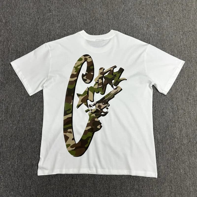 Off-White Graphic T-Shirt Camouflage Logo