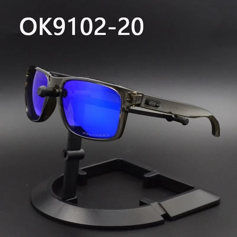 Oakley OO9102-20 Polished Black with Blue Iridium Lens