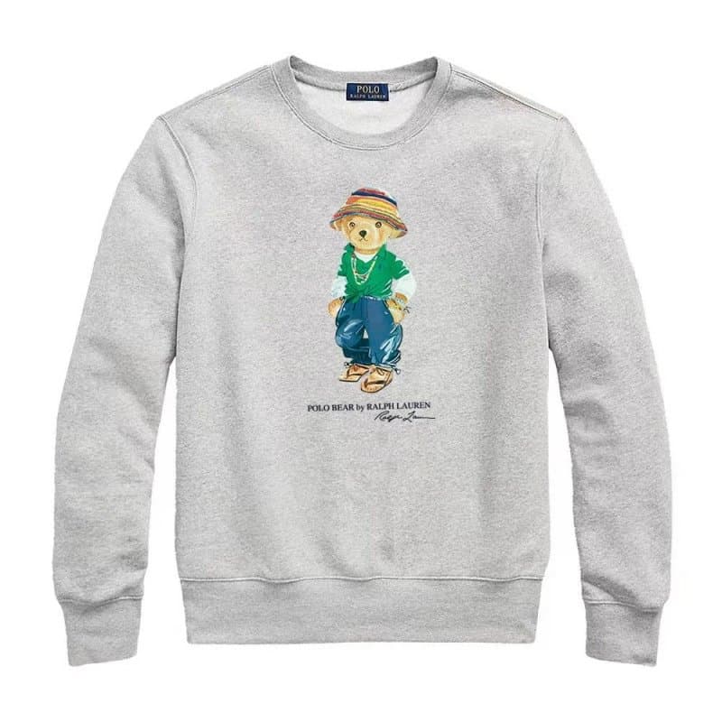 Polo Ralph Lauren Polo Bear Crewneck Sweatshirt Heather Grey