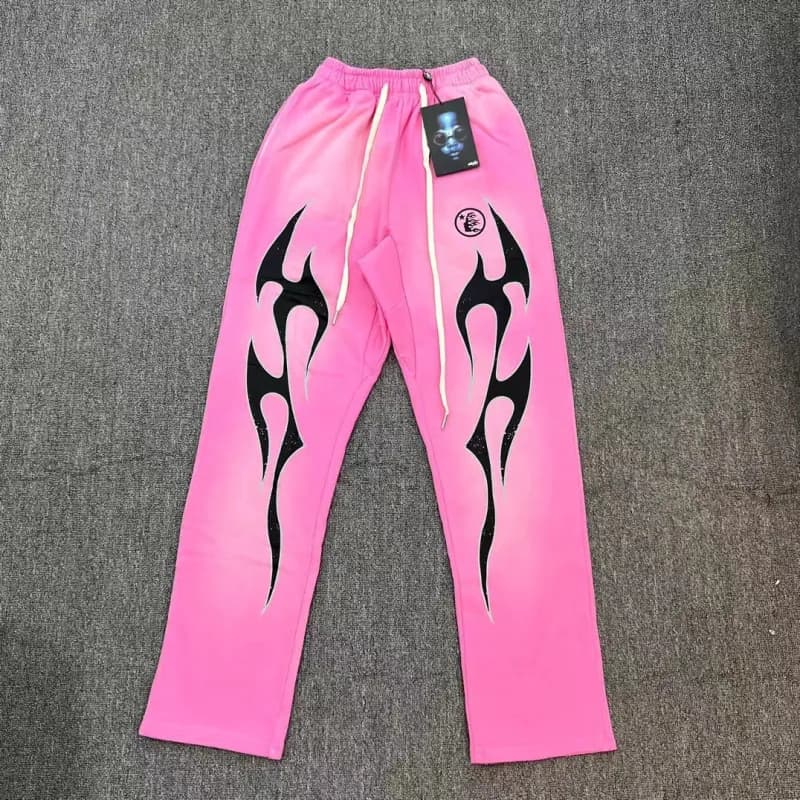 Hellstar Flame Sweatpants Flame Print — 33