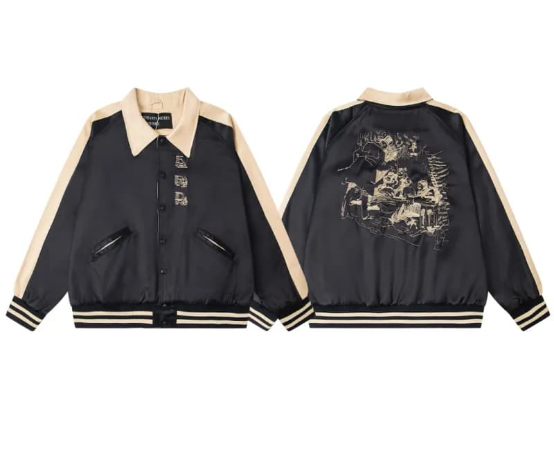 Gallery Dept. Varsity Jacket Embroidered Back Print