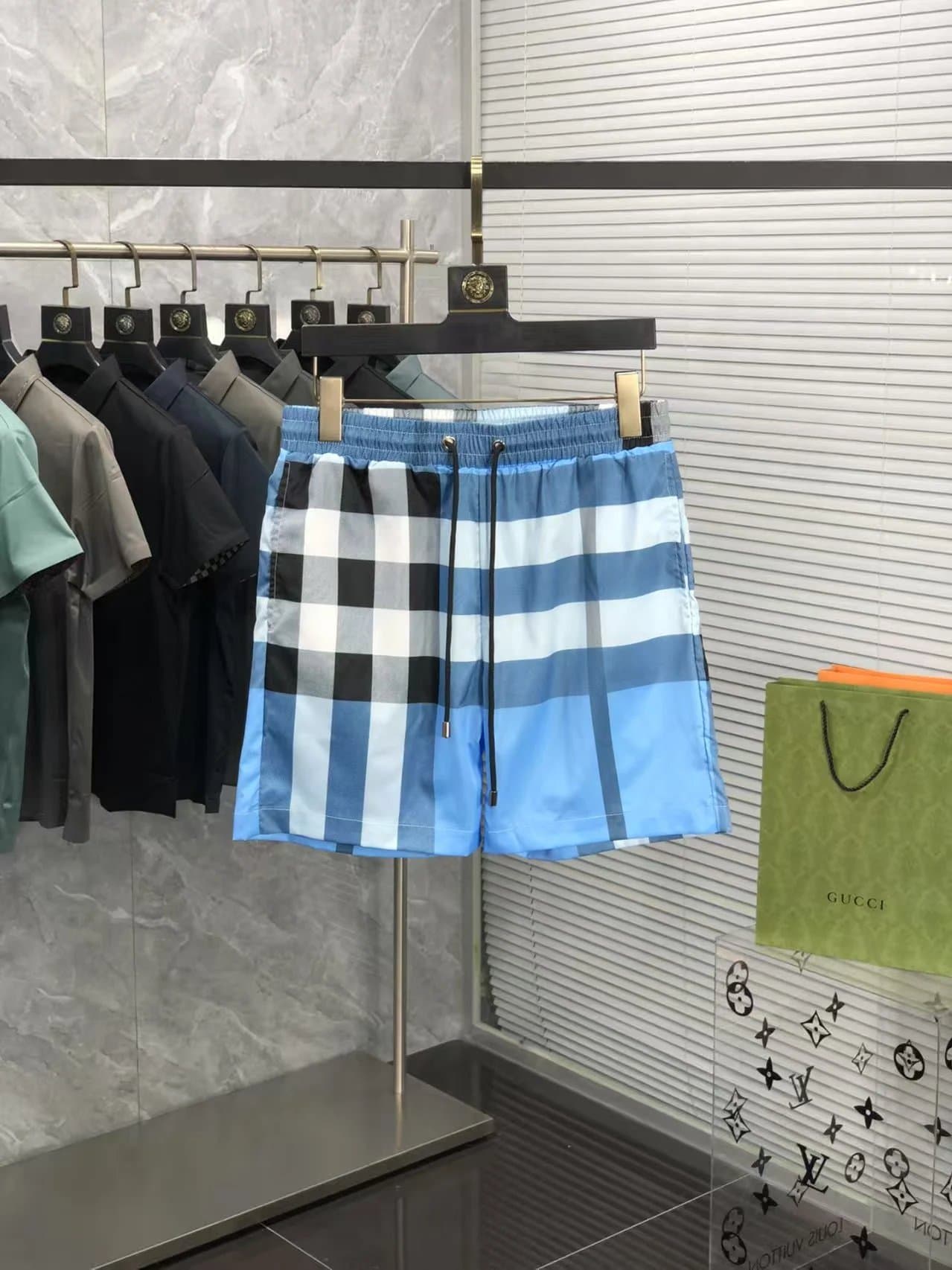 Burberry Ghost Logo Shorts Ghost Print — 3