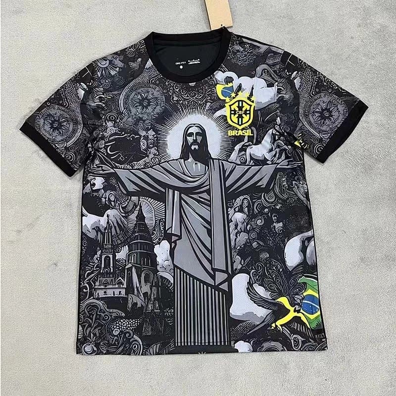 Nike Brazil National Team Jersey Christ the Redeemer Graphic