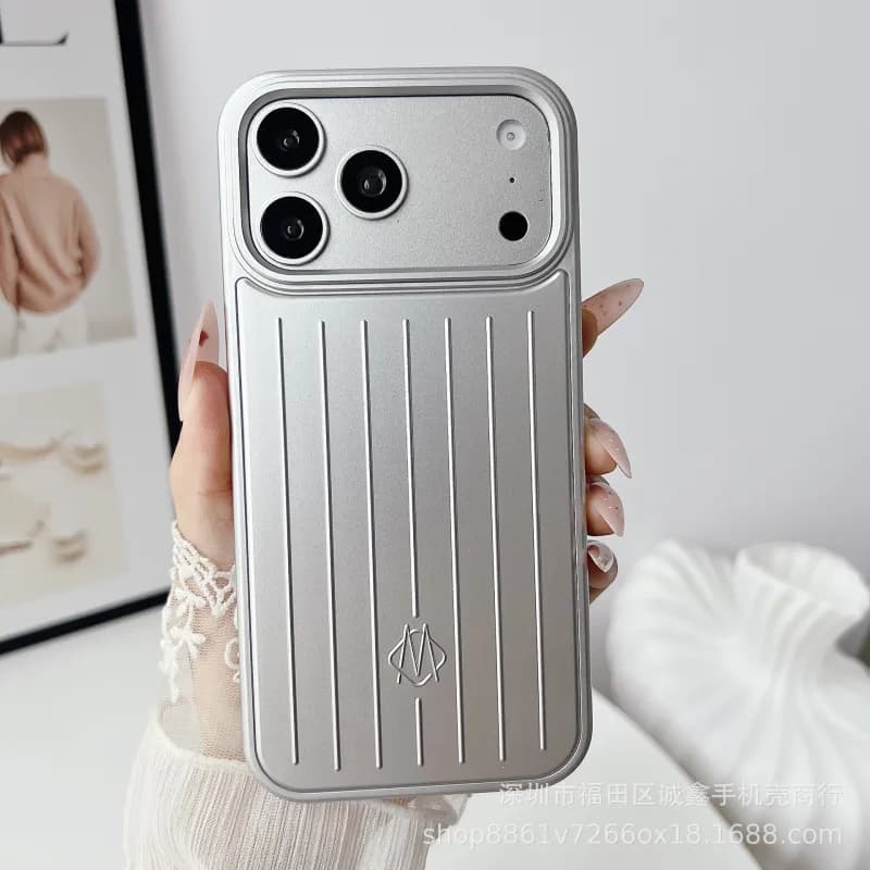 Rimowa Phone Case Aluminum Ribbed