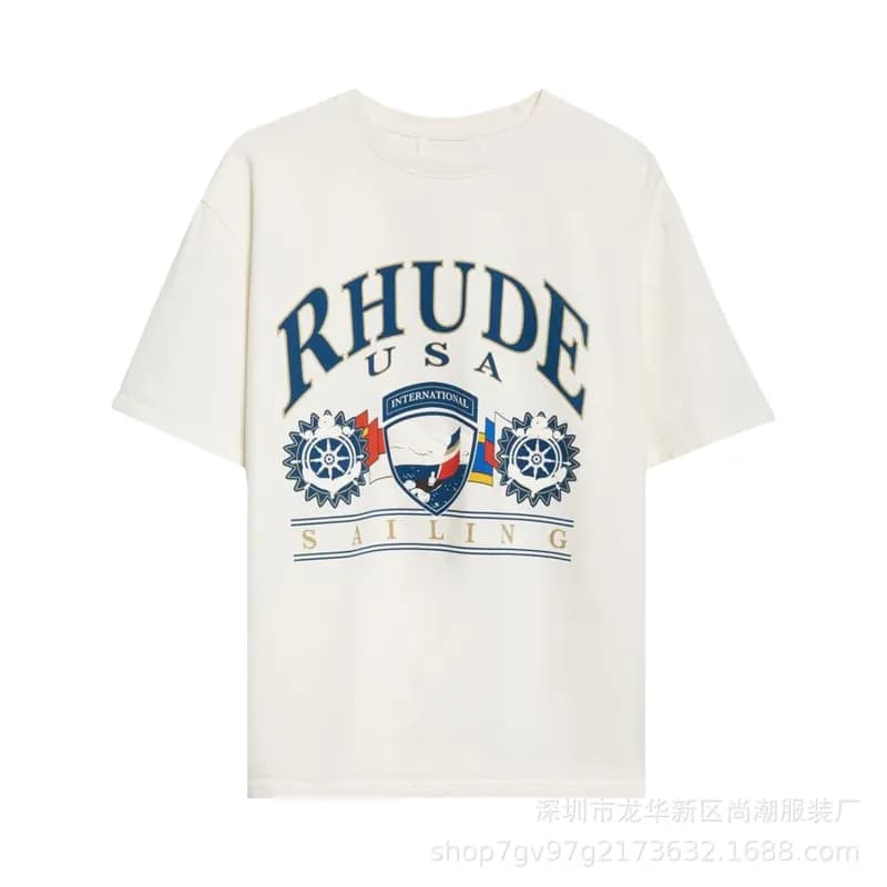 Sailing Graphic Tee Rhude USA Sailing Print