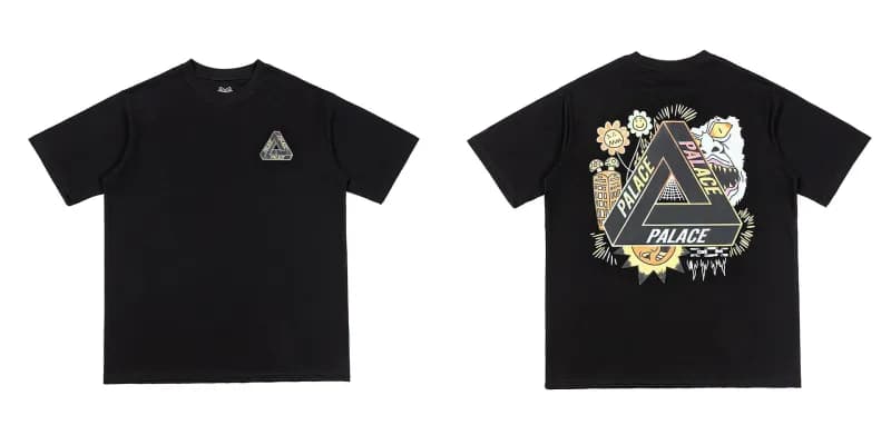 Palace Graphic Tee Multi-Character Print — 黑色3982