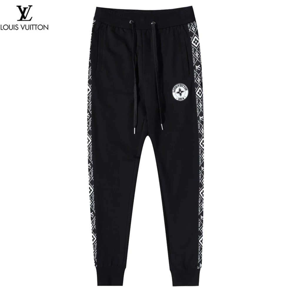 Louis Vuitton Jogger Pants Monogram Tape Side Stripe