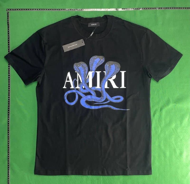 Amiri Graphic Tee Sequined Logo — 7