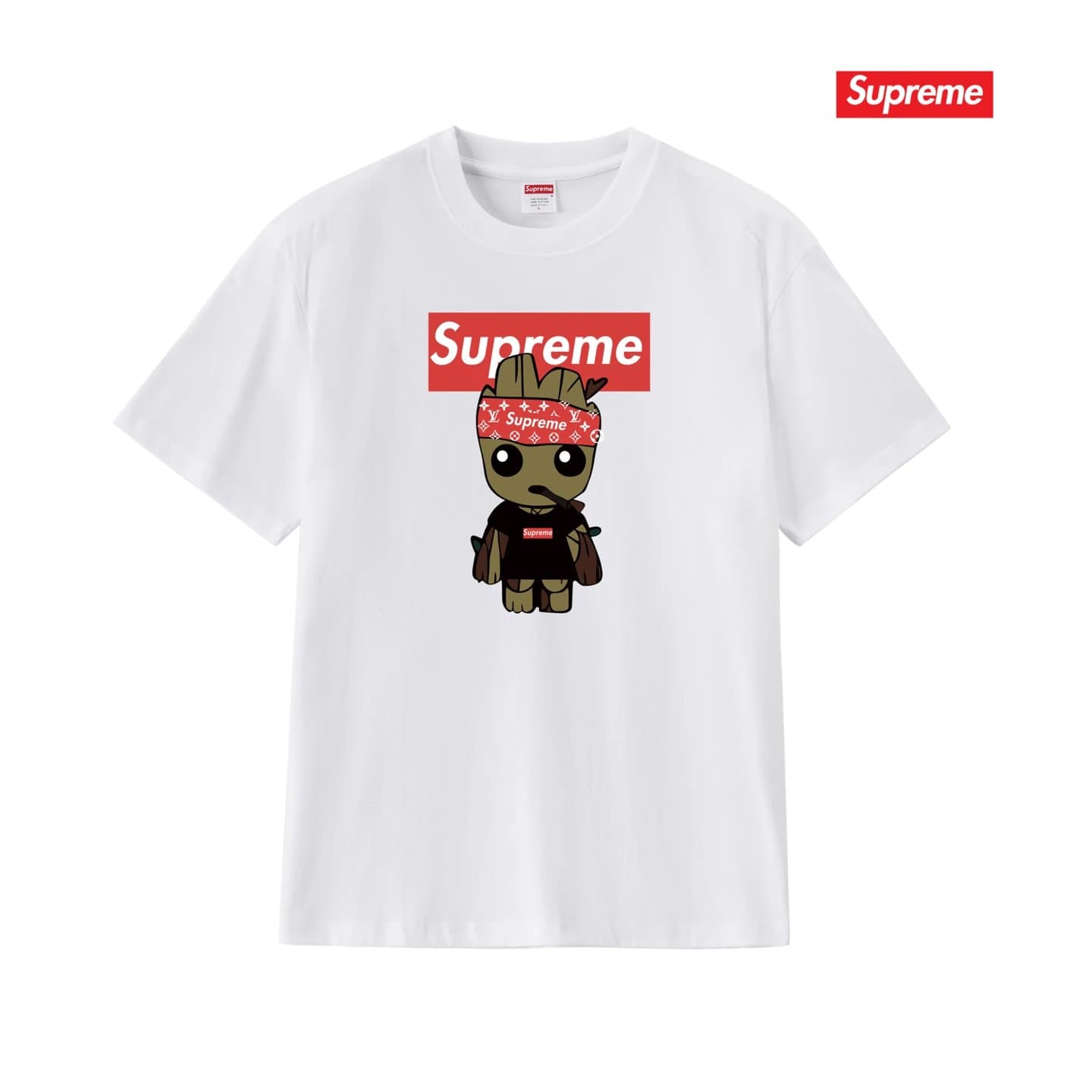Supreme Box Logo Tee Bandana Print — 12