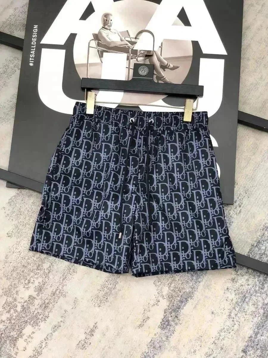 Oblique Print Shorts Dior Oblique Monogram