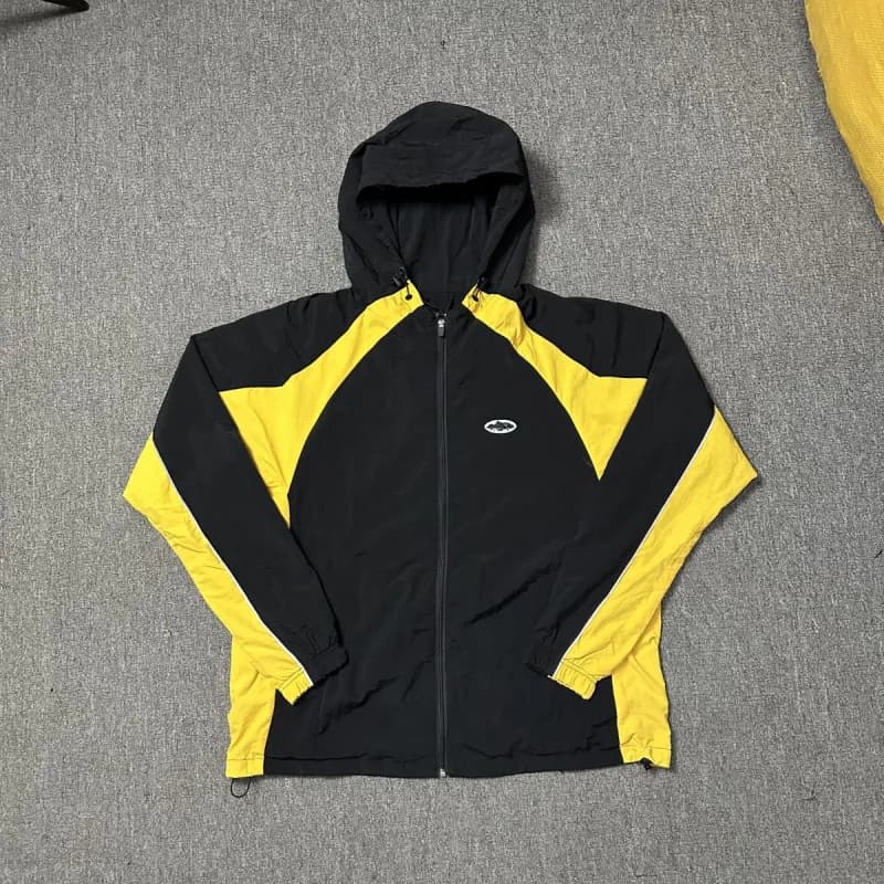 Stone Island Zip-Up Hoodie Patchwork Panel Design — 33