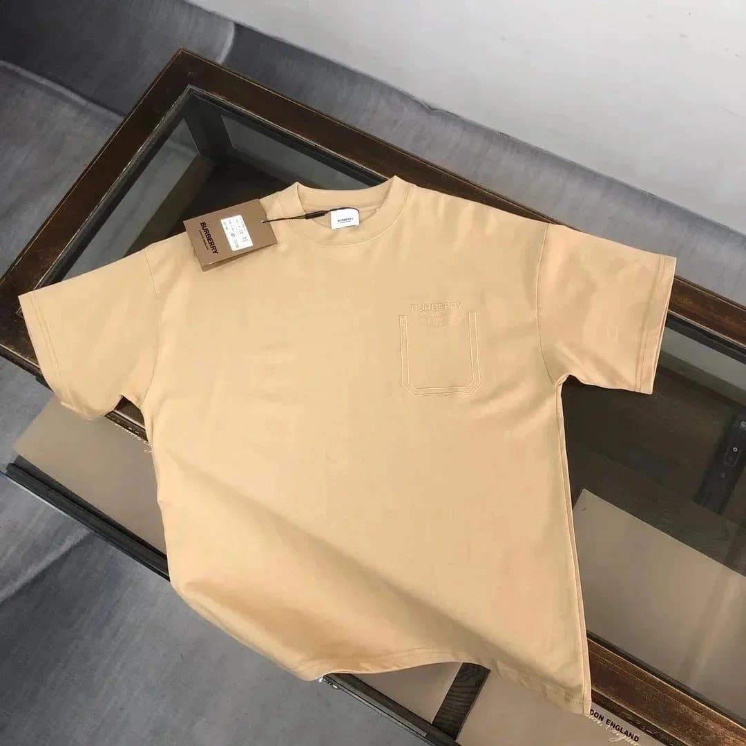 Burberry Pocket T-Shirt Embroidered Logo