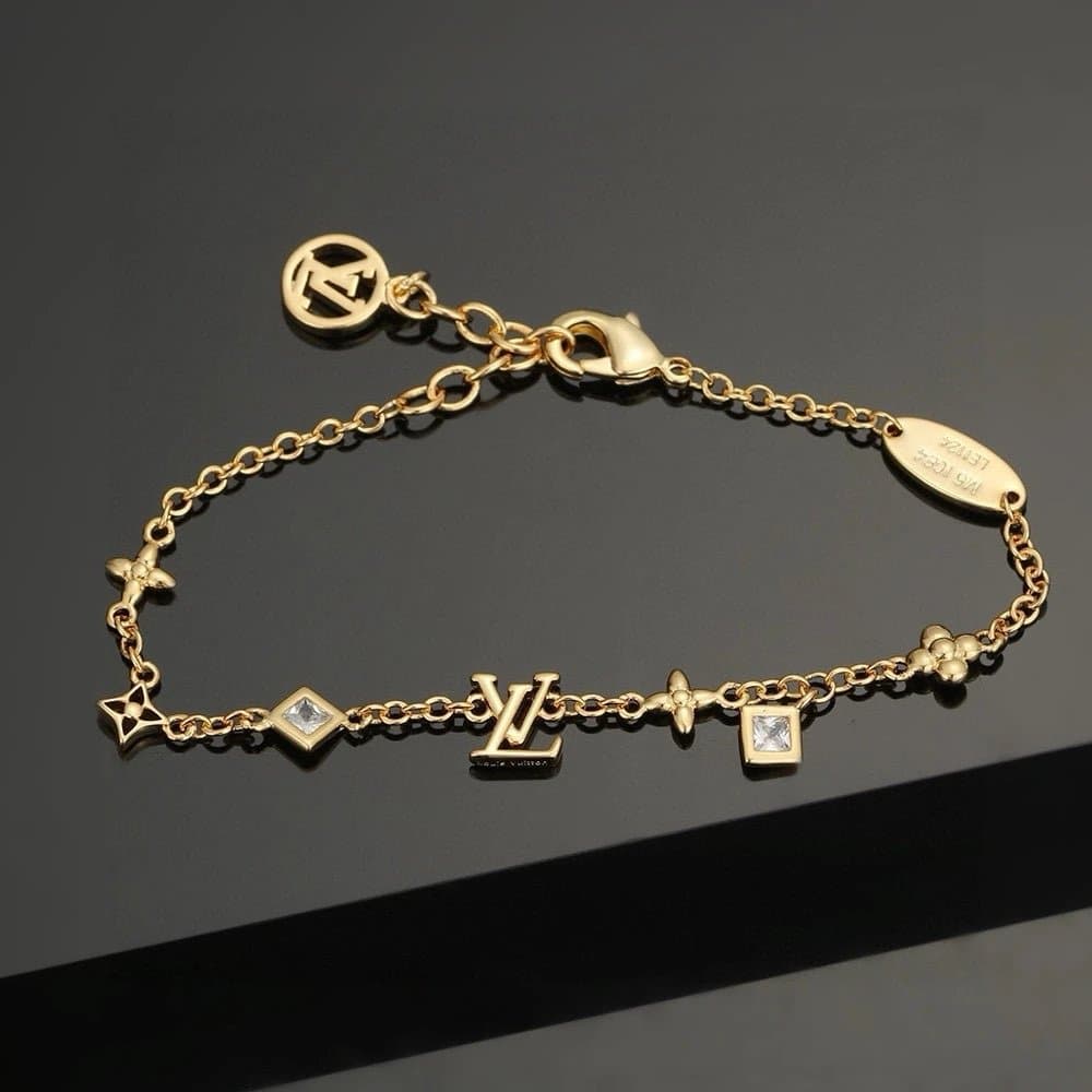 Louis Vuitton Chain Bracelet Monogram Flower — 4