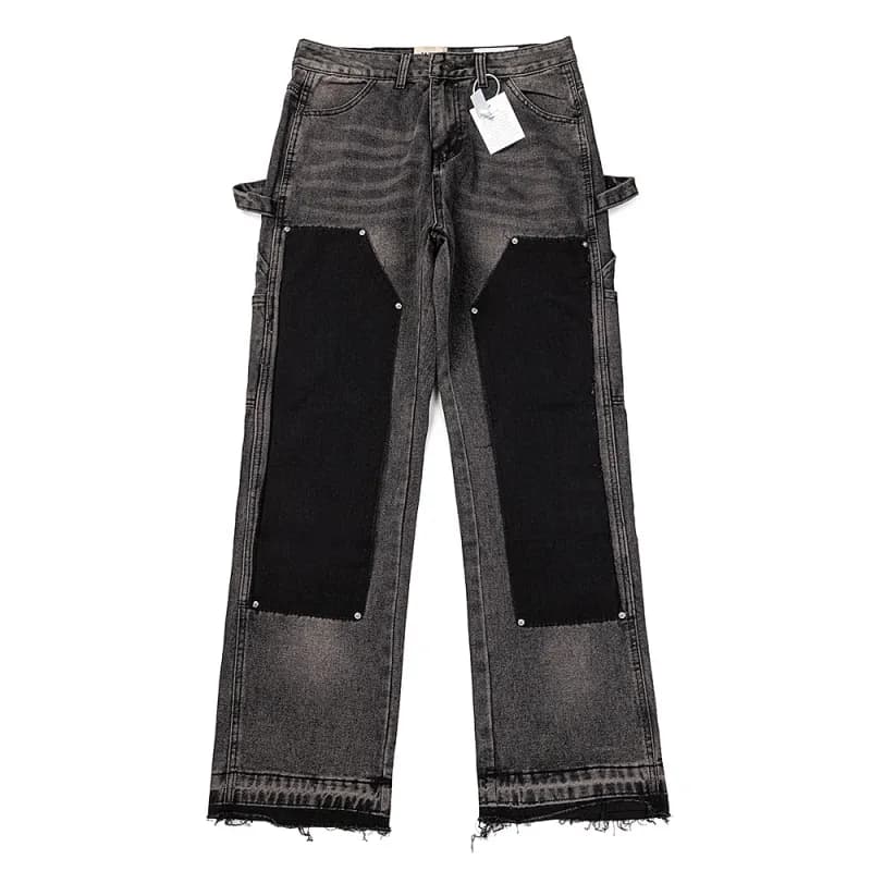 Levi's Denim Trousers Two-Tone Distressed — 4167洗水灰