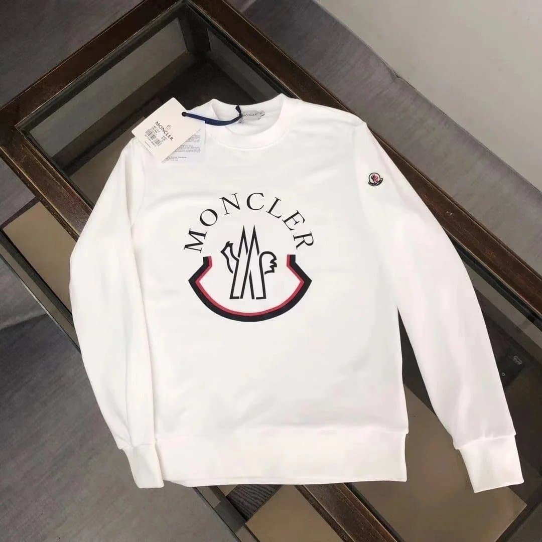 Moncler Crewneck Sweatshirt Logo Print