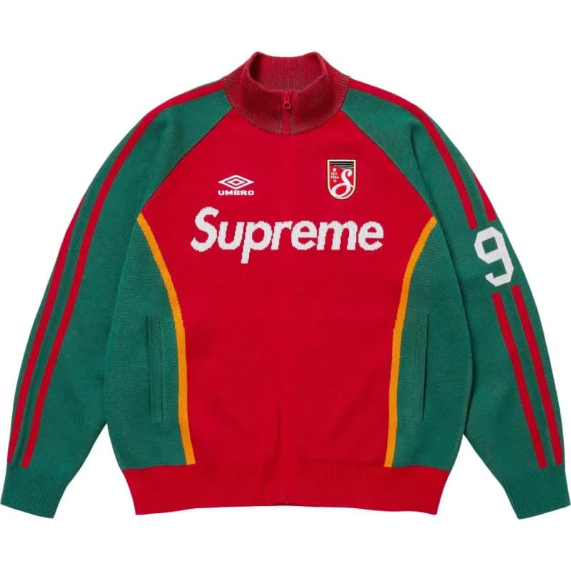 Supreme Hooded Sweatshirt Nike Logo Back — E601#红色