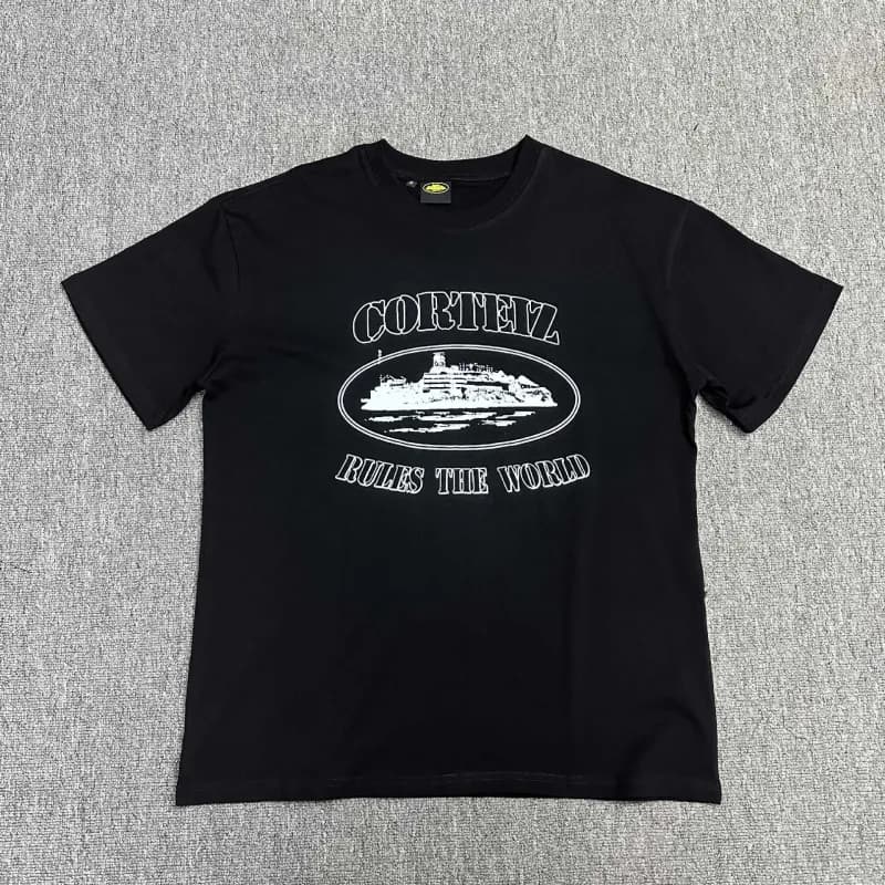 Gallery Dept. Graphic Tee Island Print — 3102 (black and white)