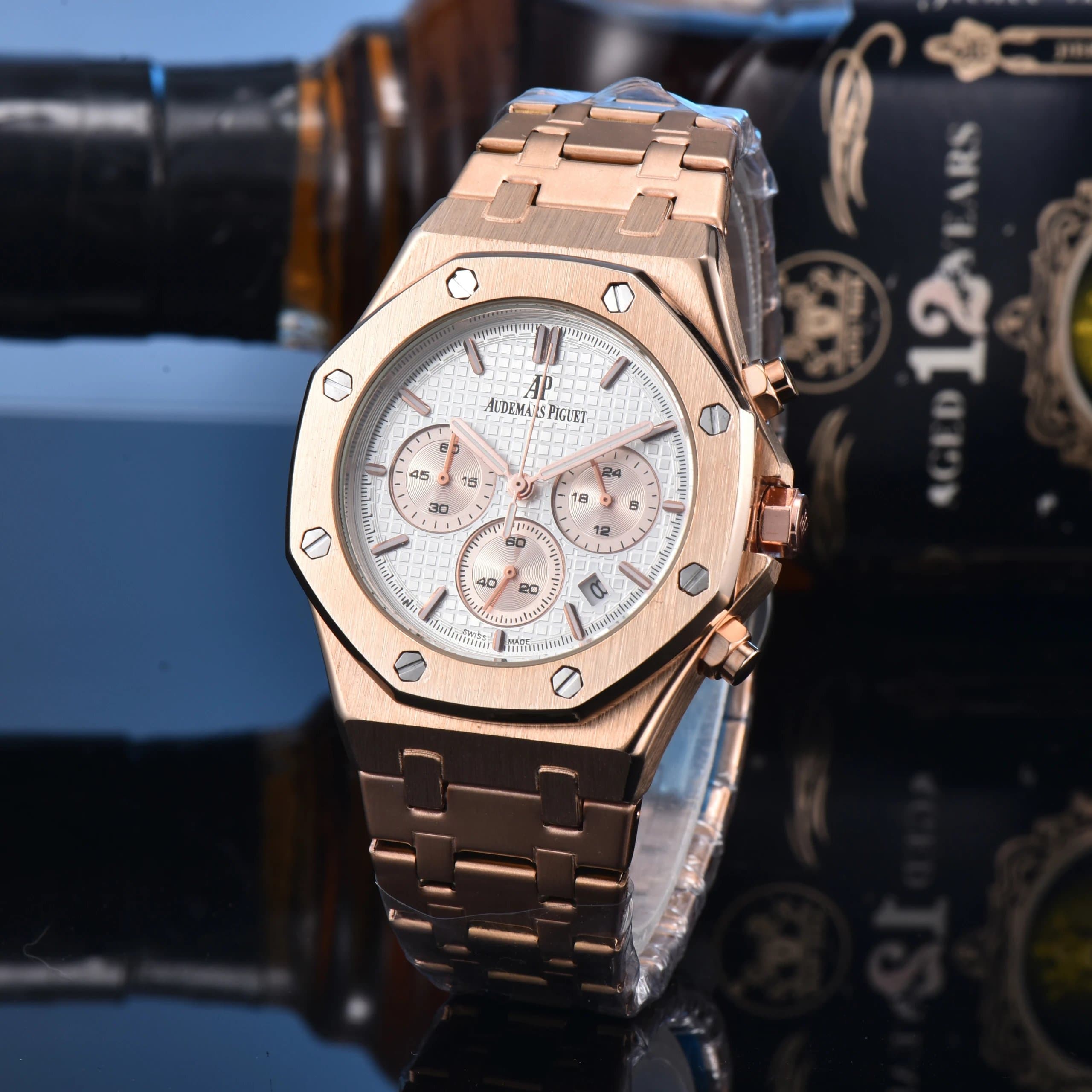 Audemars Piguet Royal Oak Chronograph White Tapisserie Dial