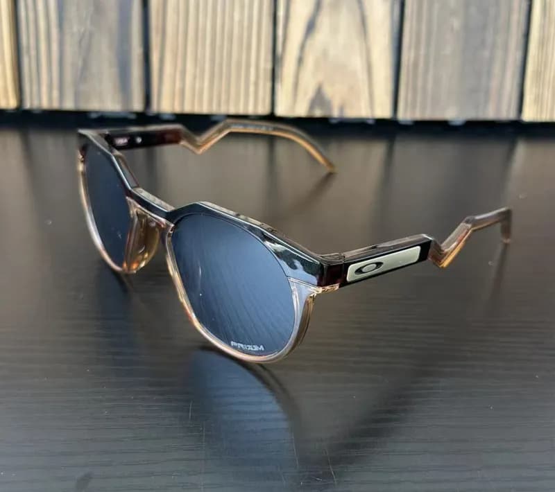 Ray-Ban Clubmaster Mirrored Green-Blue Lens — 透茶框黑色片