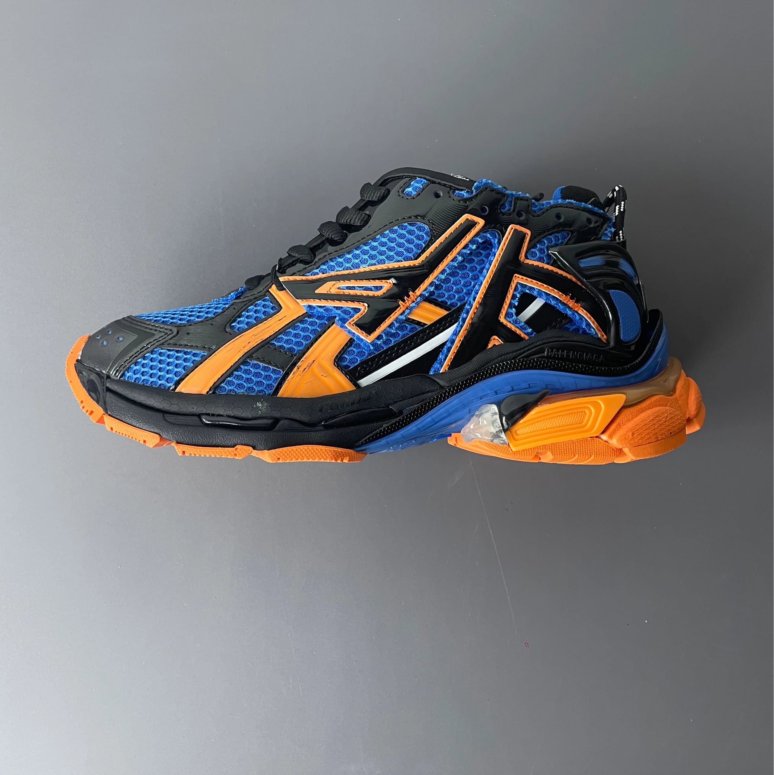 Balenciaga Speed Trainer Runner — 黑蓝宝橘
