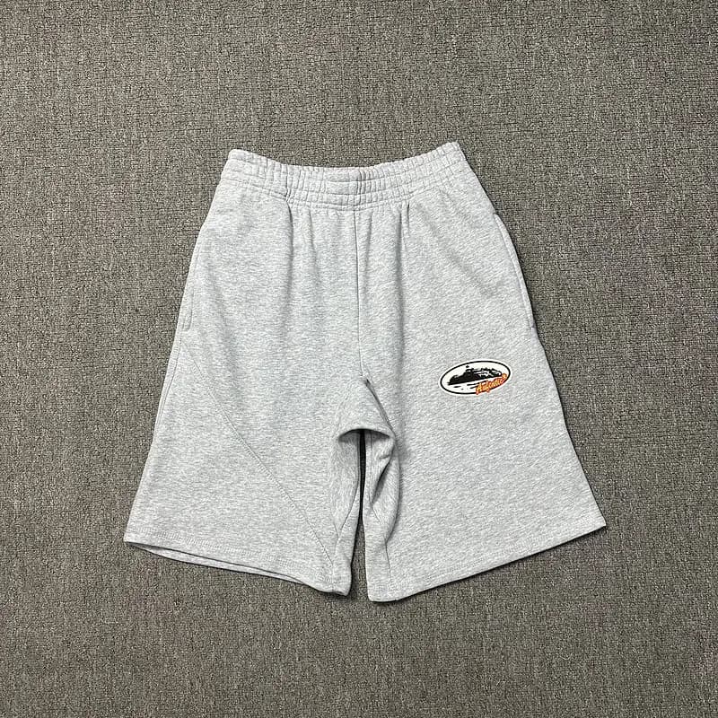 Travis Scott Logo Shorts Heather Grey