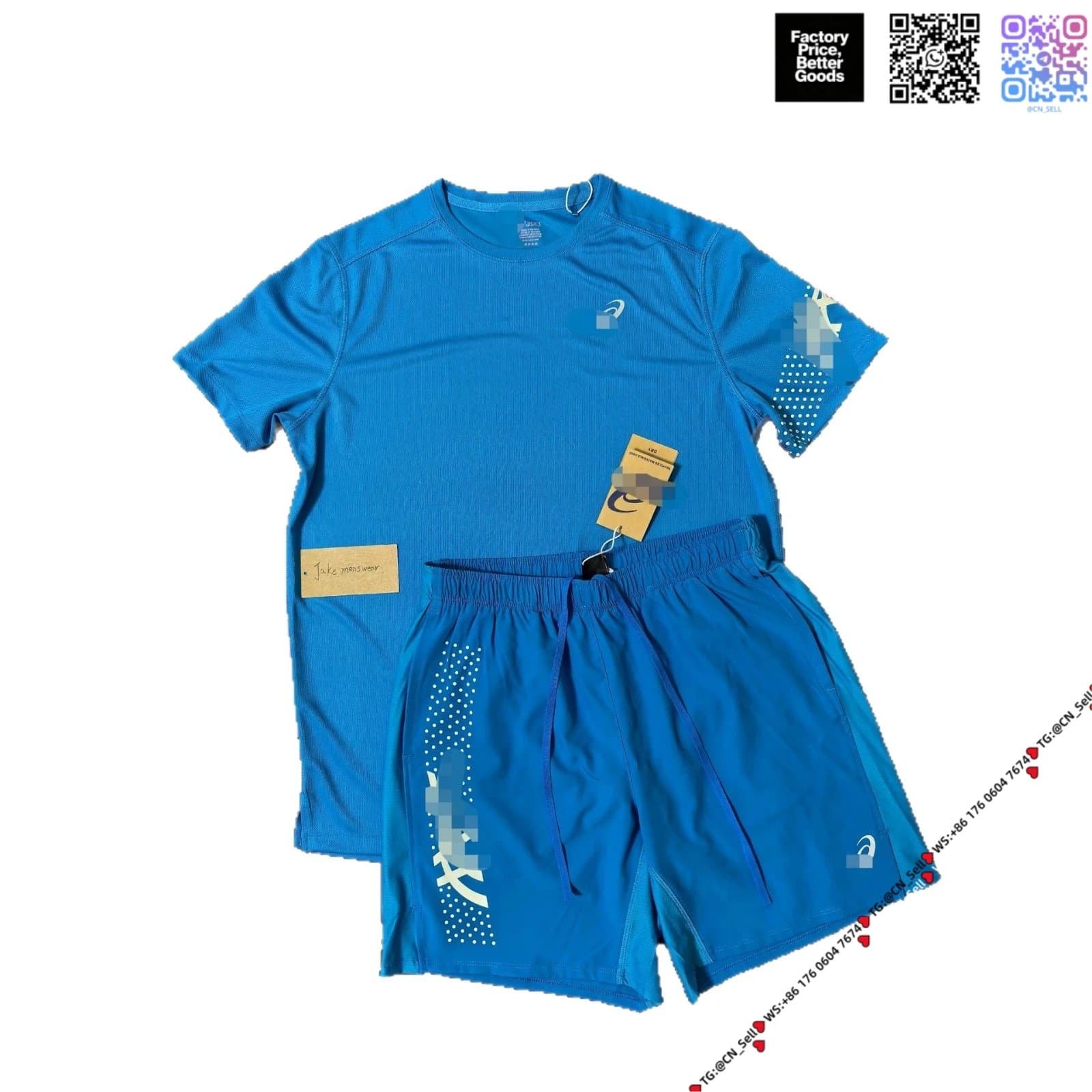 Asics Long-Sleeve Performance Top Tech Knit — 蓝色套装4【Sale!】