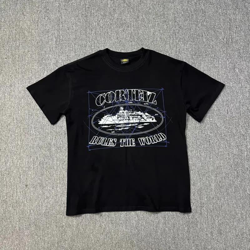 Graphic Tee Corteiz Logo — 3168黑