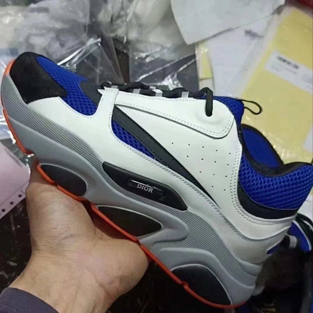 Dior B22 White Blue Orange