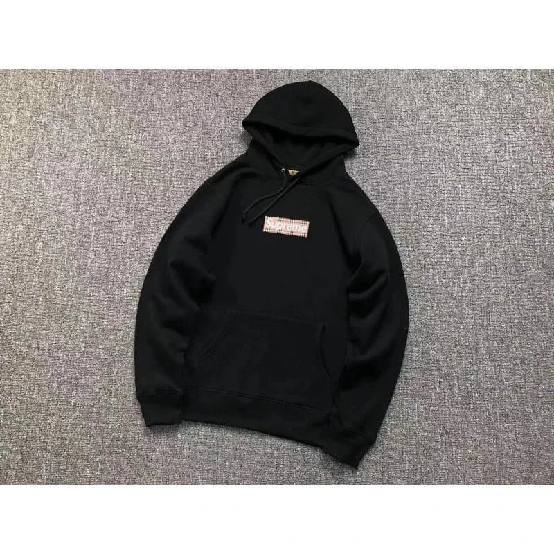 Supreme Box Logo Hooded Sweatshirt Black