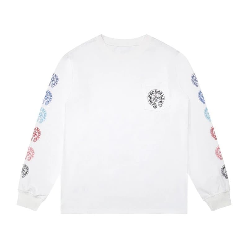 Chrome Hearts Long Sleeve Tee Multi-Logo Print