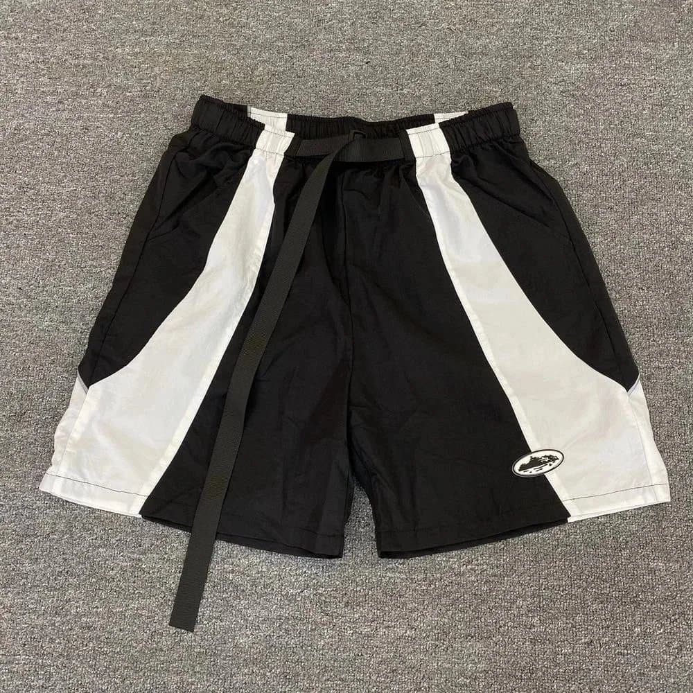 Travis Scott Logo Shorts Gold Script — 12