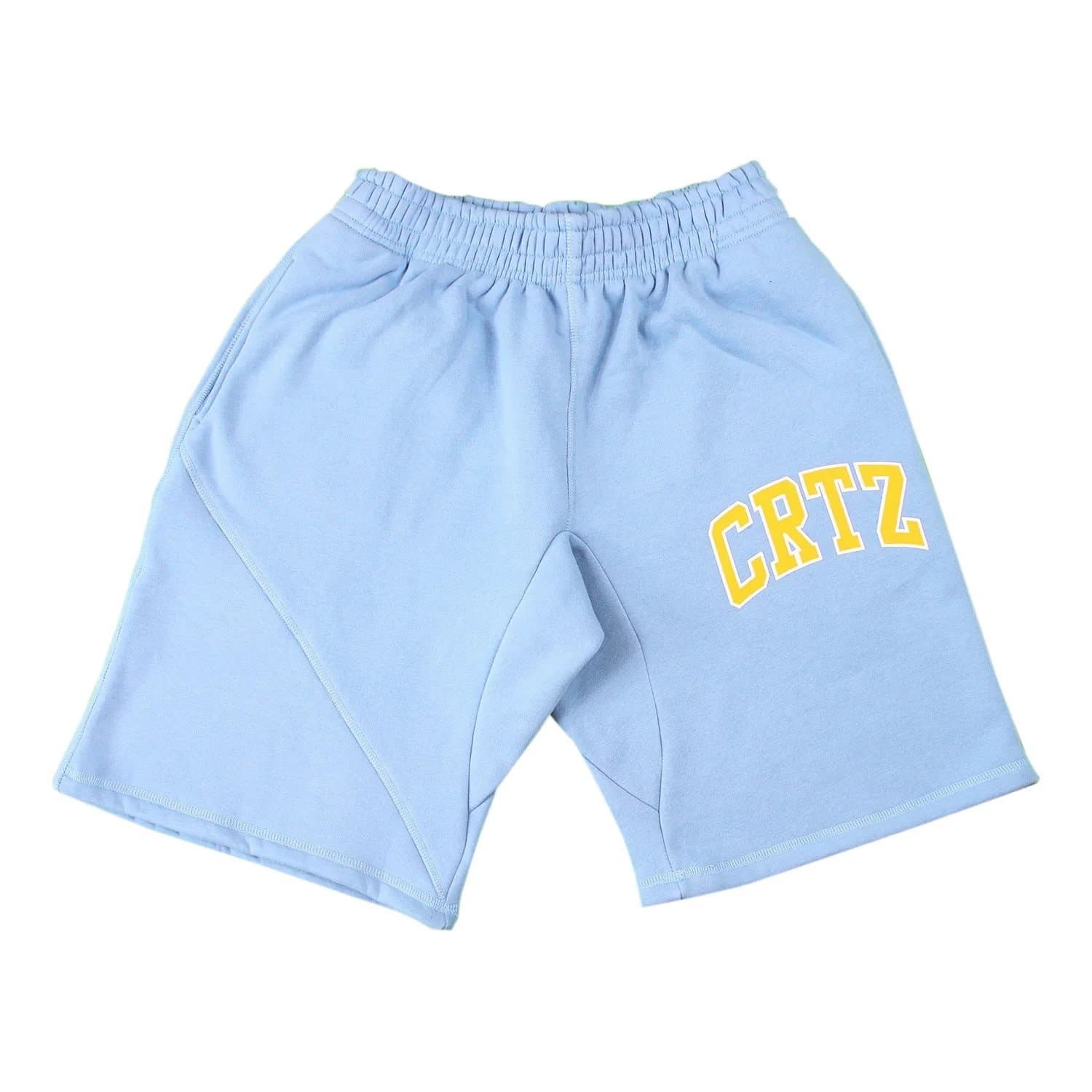 Travis Scott Logo Shorts Cactus Jack Script — 003/浅蓝色
